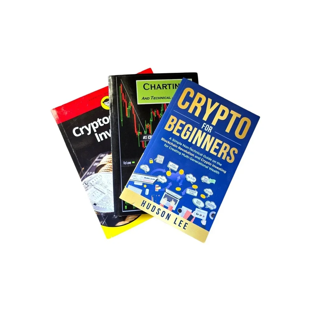 Crypto Investing Book Bundle Cryptocurrency For Dummies Charting Tech Analysis